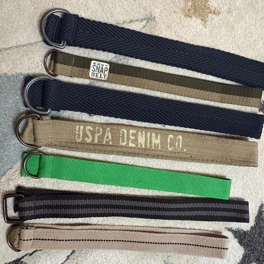 Denim Co. Boys Belt Bundle of 7